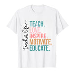 Load image into Gallery viewer, Teacher Life T-Shirt - Perfect Gift for Educators
