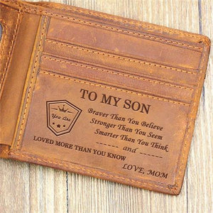 Mom To Son - Loved More Than You Know- Wallet