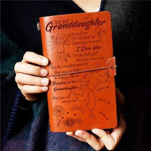 To My Granddaughter - Even When I'm Not Close by- Vintage Journal