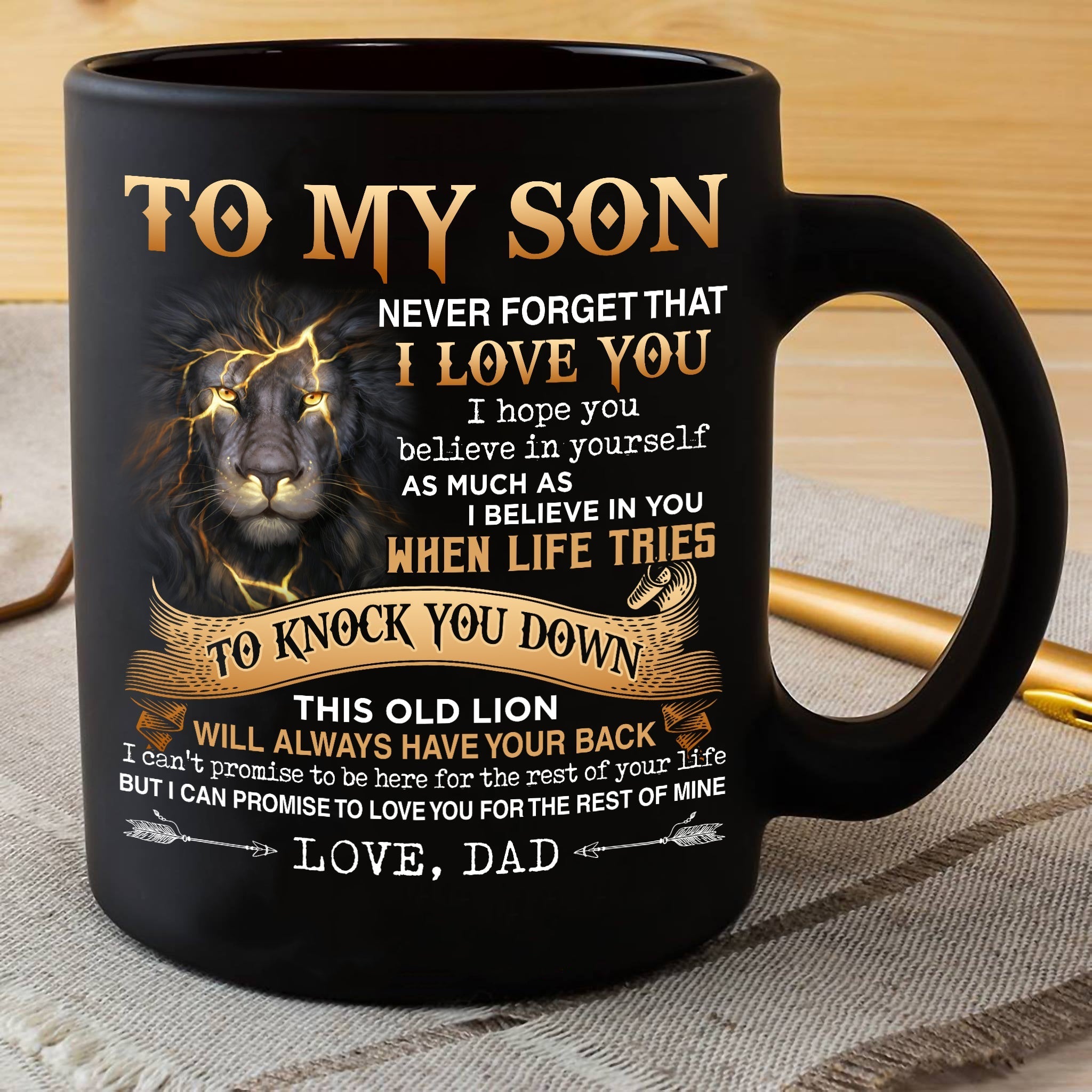 Dad To Son - Believe In Yourself- Coffee Mug