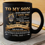 Load image into Gallery viewer, Dad To Son - Believe In Yourself- Coffee Mug
