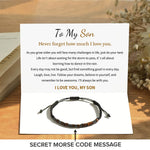 Load image into Gallery viewer, For Son - I Love You - Morse Code Bracelet
