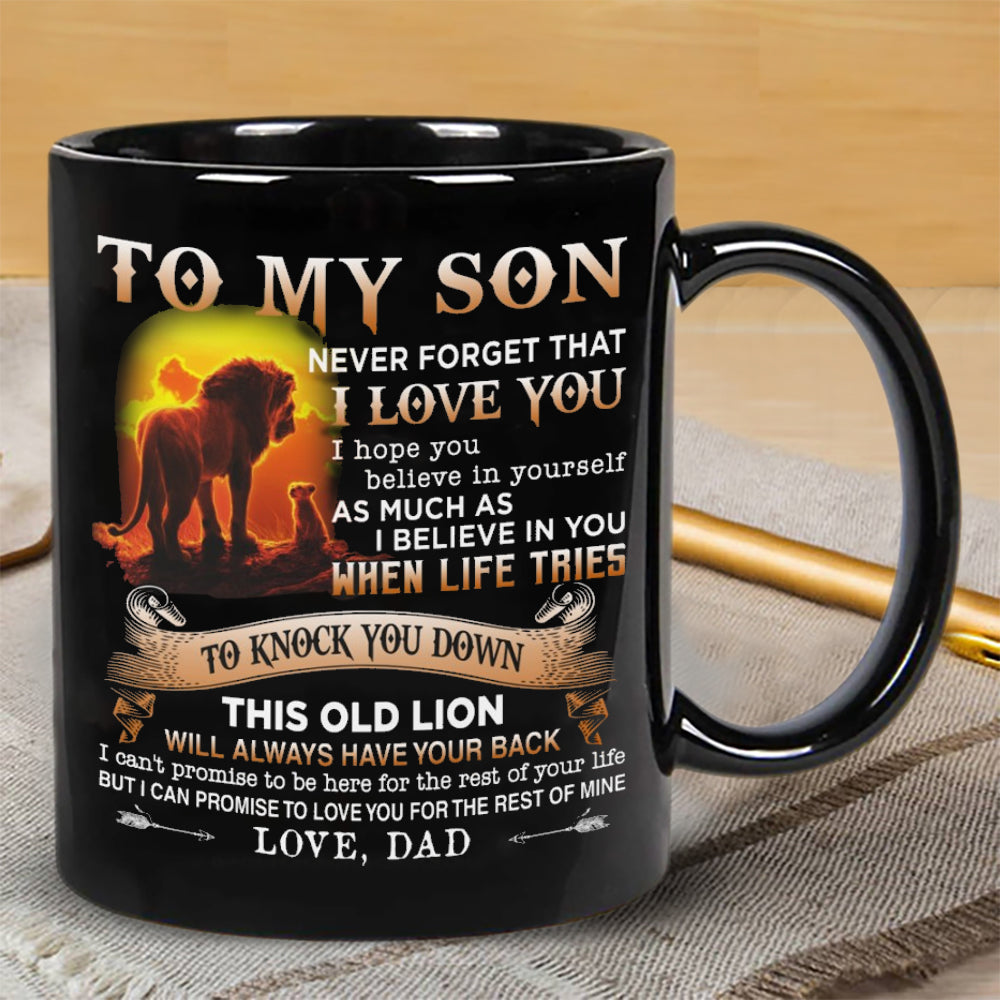 Dad To Son - Believe In Yourself- Coffee Mug