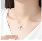 Load image into Gallery viewer, Dad To Daughter - Proud Of You- Eternal Heart Necklace
