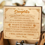 Load image into Gallery viewer, Mom To Daughter - Never Forget That I Love You - Engraved Music Box
