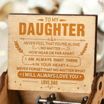 Load image into Gallery viewer, Dad To Daughter - I Will Always Love You - Engraved Music Box
