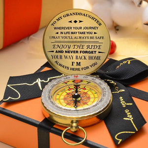 To My GrandDaughter-Enjoy The Ride - Compass