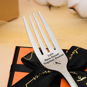 Engraved Fork - Best Gift for Husband Wife and Family
