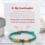 Load image into Gallery viewer, To My Granddaughter Peach Blossom Bracelet

