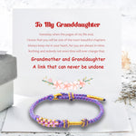 Load image into Gallery viewer, To My Granddaughter Peach Blossom Bracelet

