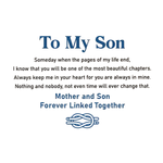 Load image into Gallery viewer, Mother To Son - Forever Linked Together - Braided Leather Bracelet

