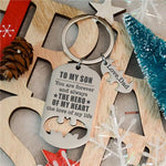 Load image into Gallery viewer, Dad To Son - You Are My Hero - Sweet Keychain
