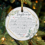 Load image into Gallery viewer, To My Daughter-In-Law - I Will Forever Love You -  Circle Ornament
