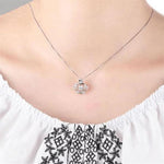 Load image into Gallery viewer, To My Daughter - Straighten Your Crown - Crown Necklace
