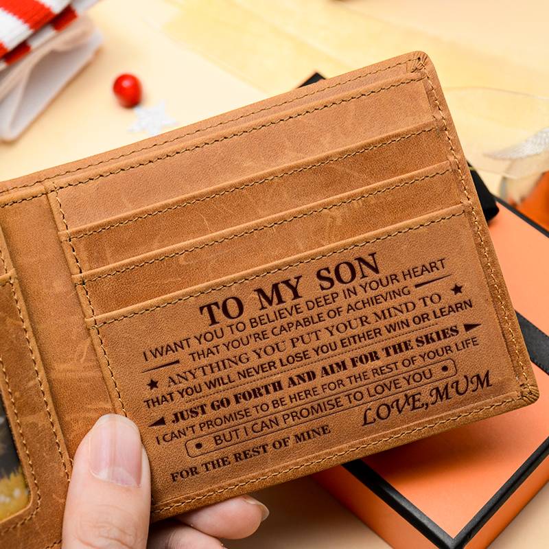 Mum To Son - Never Lose - Bifold Wallet