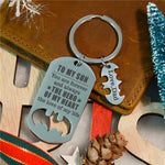 Load image into Gallery viewer, Dad To Son - You Are My Hero - Sweet Keychain
