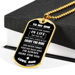 Load image into Gallery viewer, Dad To Son - Enjoy The Ride - Necklace
