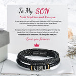 Load image into Gallery viewer, For Son - I Will Always Be With You - Double Row Bracelet
