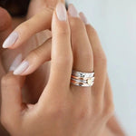 Load image into Gallery viewer, Self Love Spinner Heart Ring
