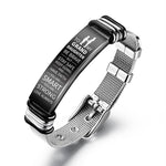 Load image into Gallery viewer, To My Granddaughter - Be Brave - Premium Stainless Steel Bracelet

