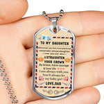 Load image into Gallery viewer, Dad To Daughter - Straighten Your Crown - Necklace
