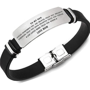 Mom To Son - Loved More Than You Know - Inspirational Bracelet
