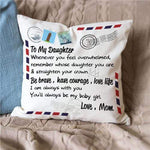 Load image into Gallery viewer, Mom To Daughter - Straighten Your Crown - Pillow Case
