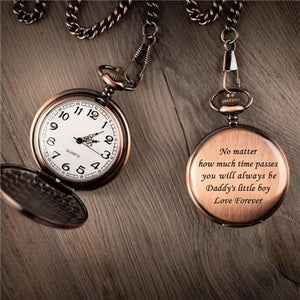 Dad To Son - Time Passes - Pocket watch