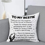Load image into Gallery viewer, To My Bestie - We Are Best Friends Forever - Pillow Case

