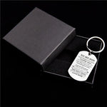 Load image into Gallery viewer, Mom To Son - Just Do Your Best - Inspirational Keychain
