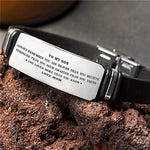 Load image into Gallery viewer, Mom To Son - Loved More Than You Know - Inspirational Bracelet
