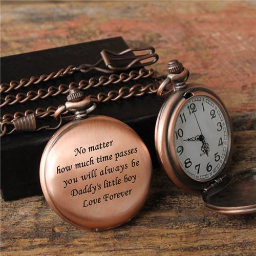 Dad To Son - Time Passes - Pocket watch
