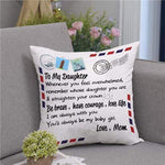 Load image into Gallery viewer, Mom To Daughter - Straighten Your Crown - Pillow Case
