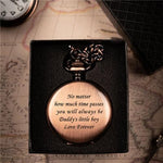 Load image into Gallery viewer, Dad To Son - Time Passes - Pocket watch
