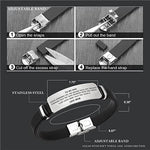 Load image into Gallery viewer, Mom To Son - Loved More Than You Know - Inspirational Bracelet
