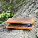 Load image into Gallery viewer, Mum To Son -You Will Never Lose- Leather Bifold Wallet
