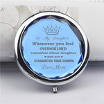 Load image into Gallery viewer, Mom To Daughter - Straighten Your Crown - Pocket Mirror
