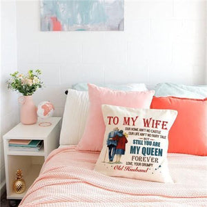 Husband To Wife - You Are My Queen Forever - Pillow Case
