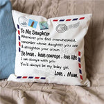 Load image into Gallery viewer, Mum To Daughter - Straighten Your Crown - Pillow Case🌙

