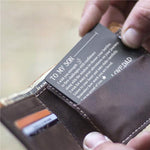 Load image into Gallery viewer, Dad To Son - Listen To Your Heart - Engraved Wallet Card
