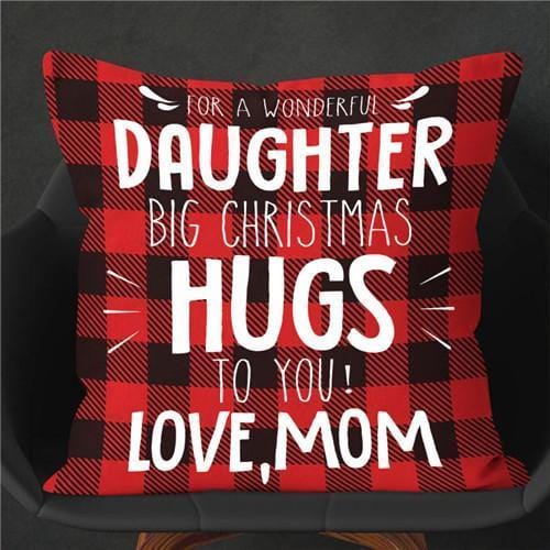 Mom To Daughter - Big Christmas Hugs To You - Pillow Case