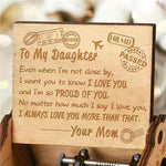 Load image into Gallery viewer, Mom To Daughter - I&#39;m So Proud Of You - Engraved Music Box
