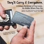 Load image into Gallery viewer, Mom To Daughter - Listen To Your Heart - Engraved Wallet Card
