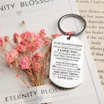 Load image into Gallery viewer, To My Granddaughter - Just Do Your Best - Inspirational Keychain
