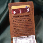 Load image into Gallery viewer, Dad To Daughter - Never Lose - Money Clip Wallet
