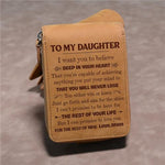 Load image into Gallery viewer, Mom To Daughter - You Will Never Lose - Card Holder Zipper Wallet
