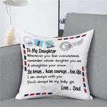 Load image into Gallery viewer, Dad To Daughter - Straighten Your Crown - Pillow Case
