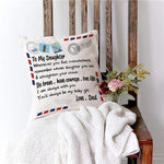 Load image into Gallery viewer, Dad To Daughter - Straighten Your Crown - Pillow Case
