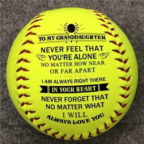 To My Granddaughter - I Will Always Love You - Softball