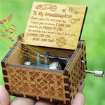 Load image into Gallery viewer, To My Granddaughter - I&#39;m So Proud Of You - Engraved Music Box
